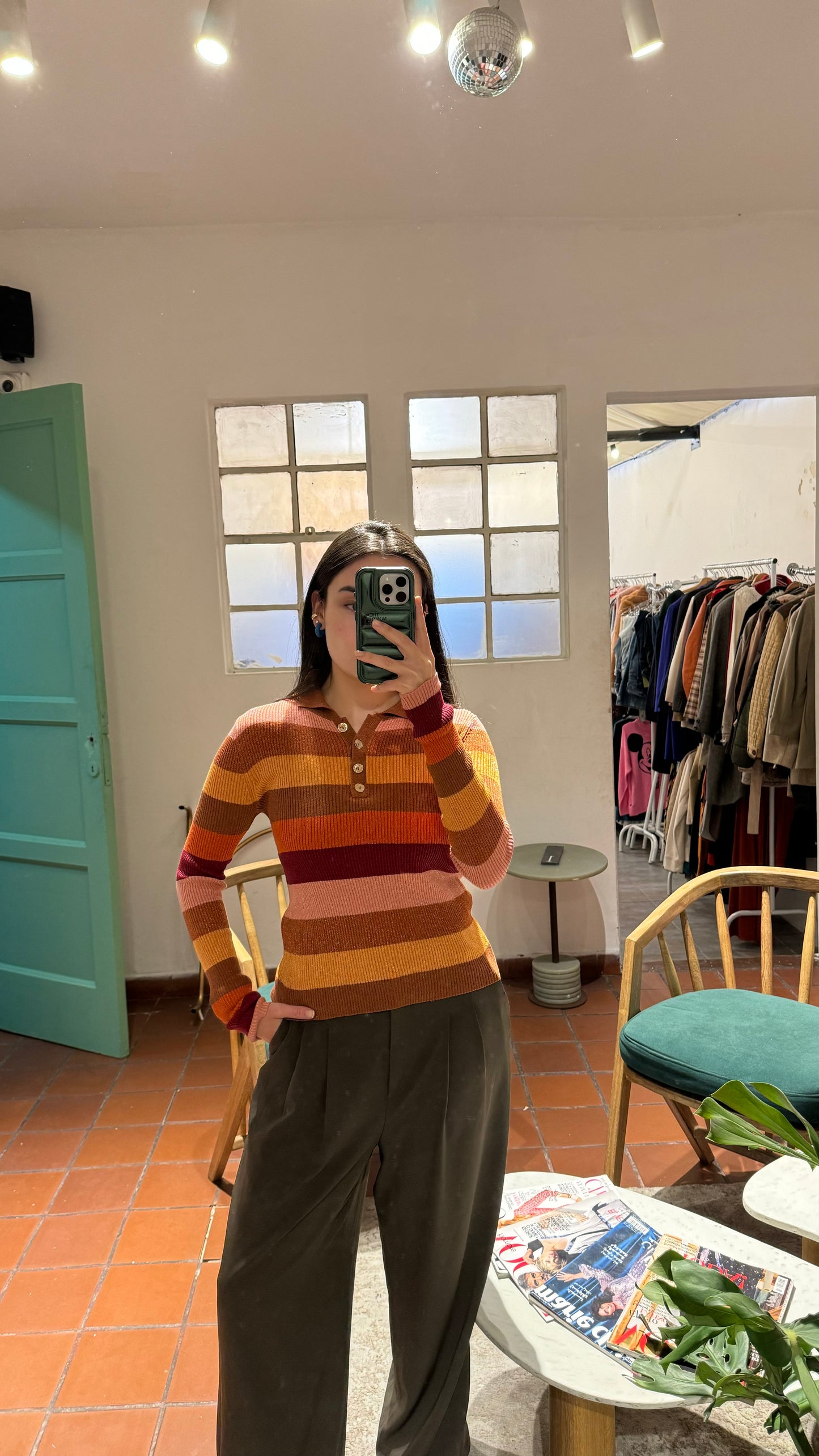 Suéter multicolor