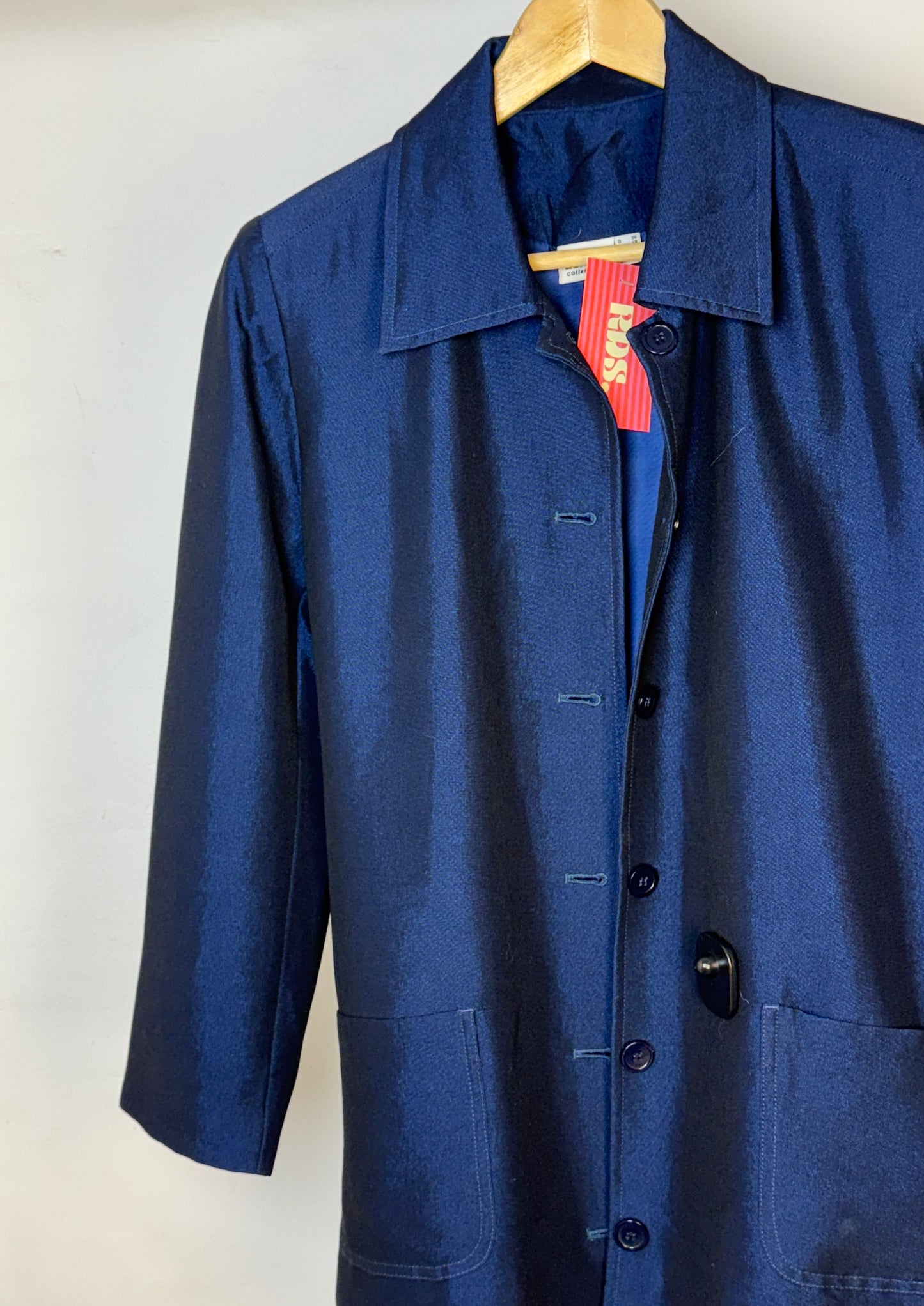Blazer tornasol azul