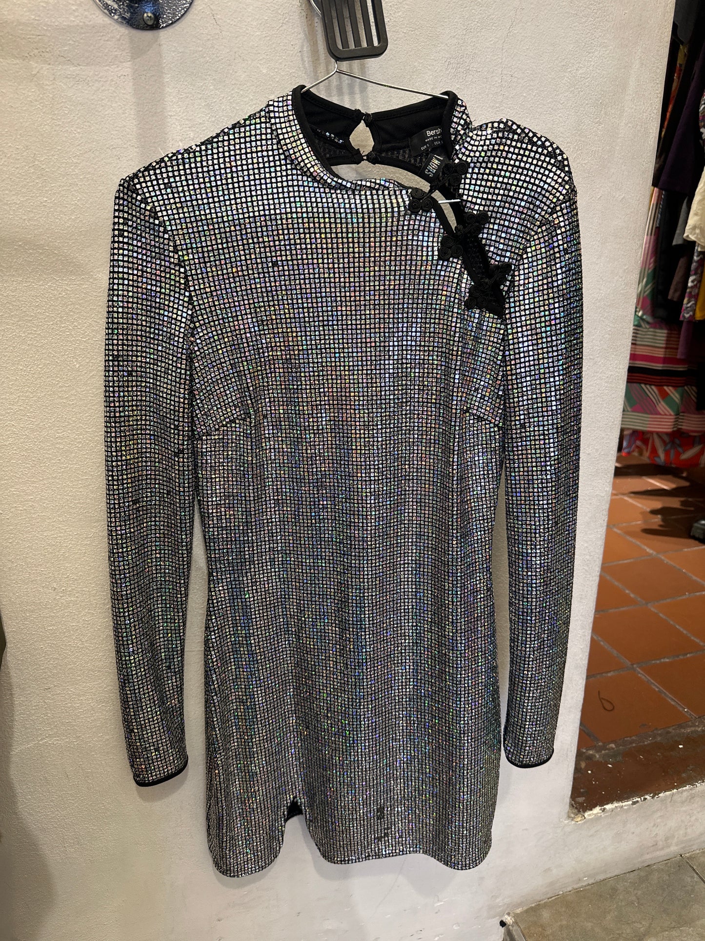 Vestido brillantes disco