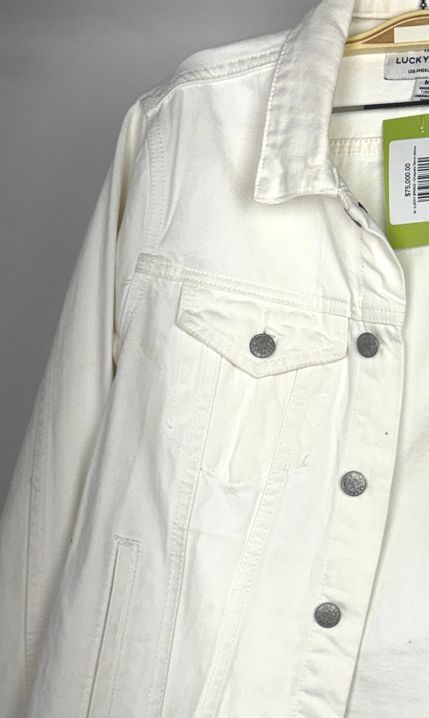 Chaqueta Denim blanca