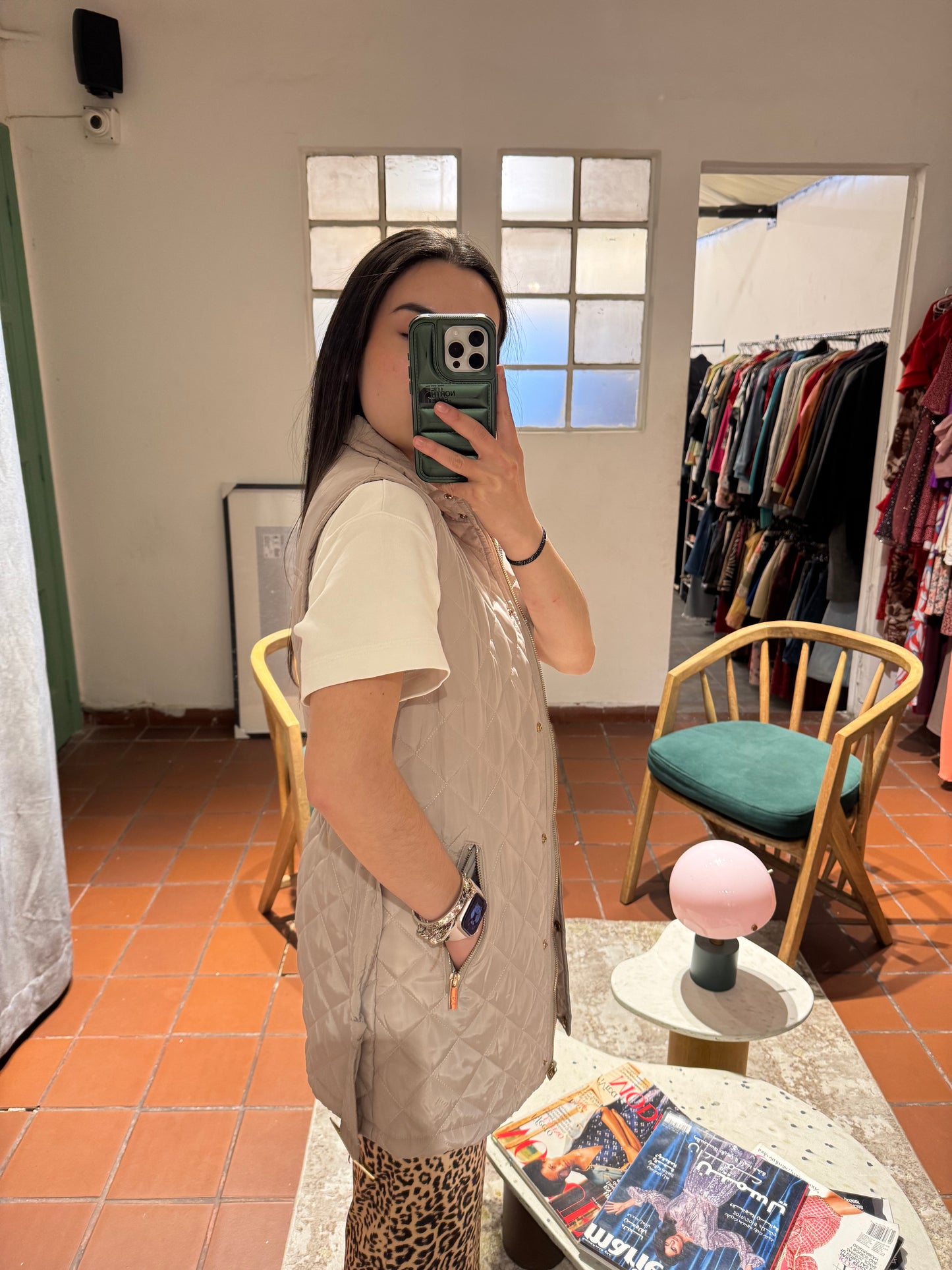 Chaleco beige