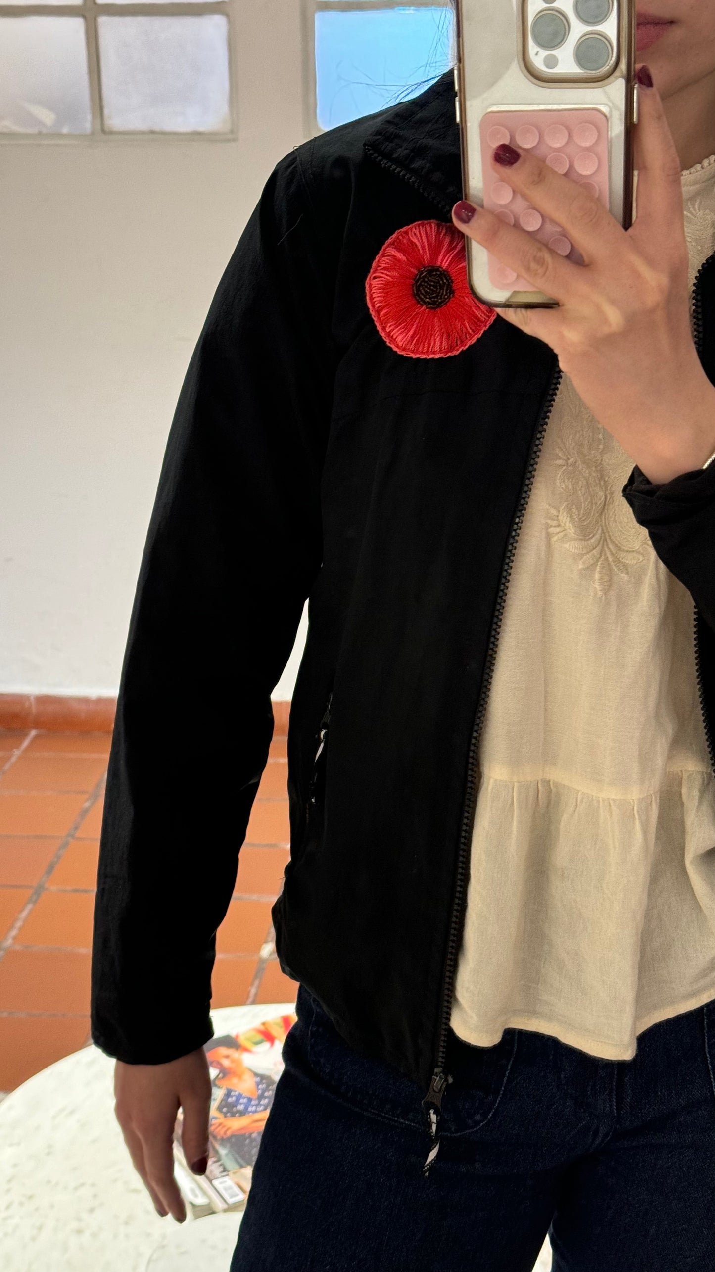 Chaqueta flower