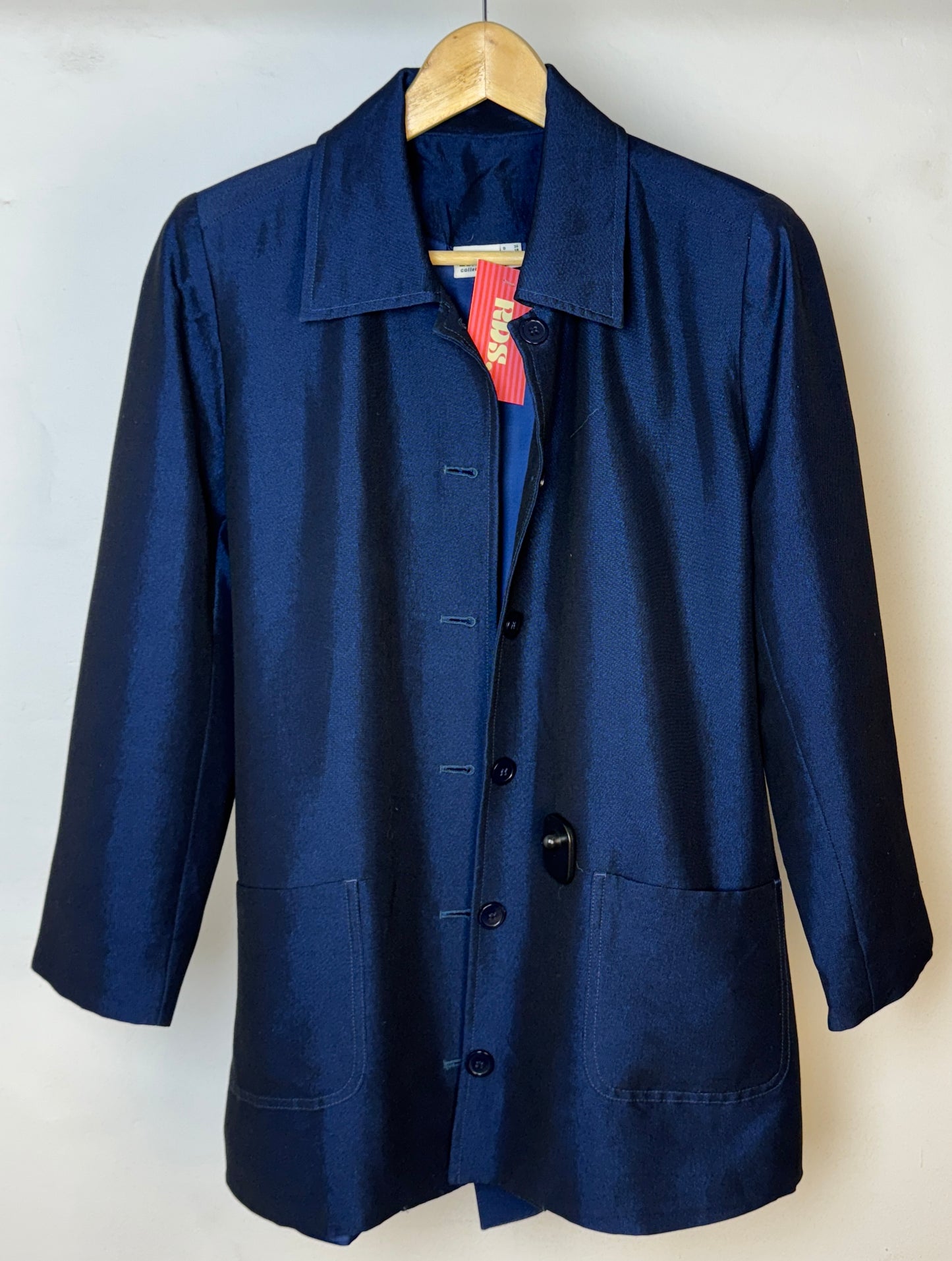 Blazer tornasol azul