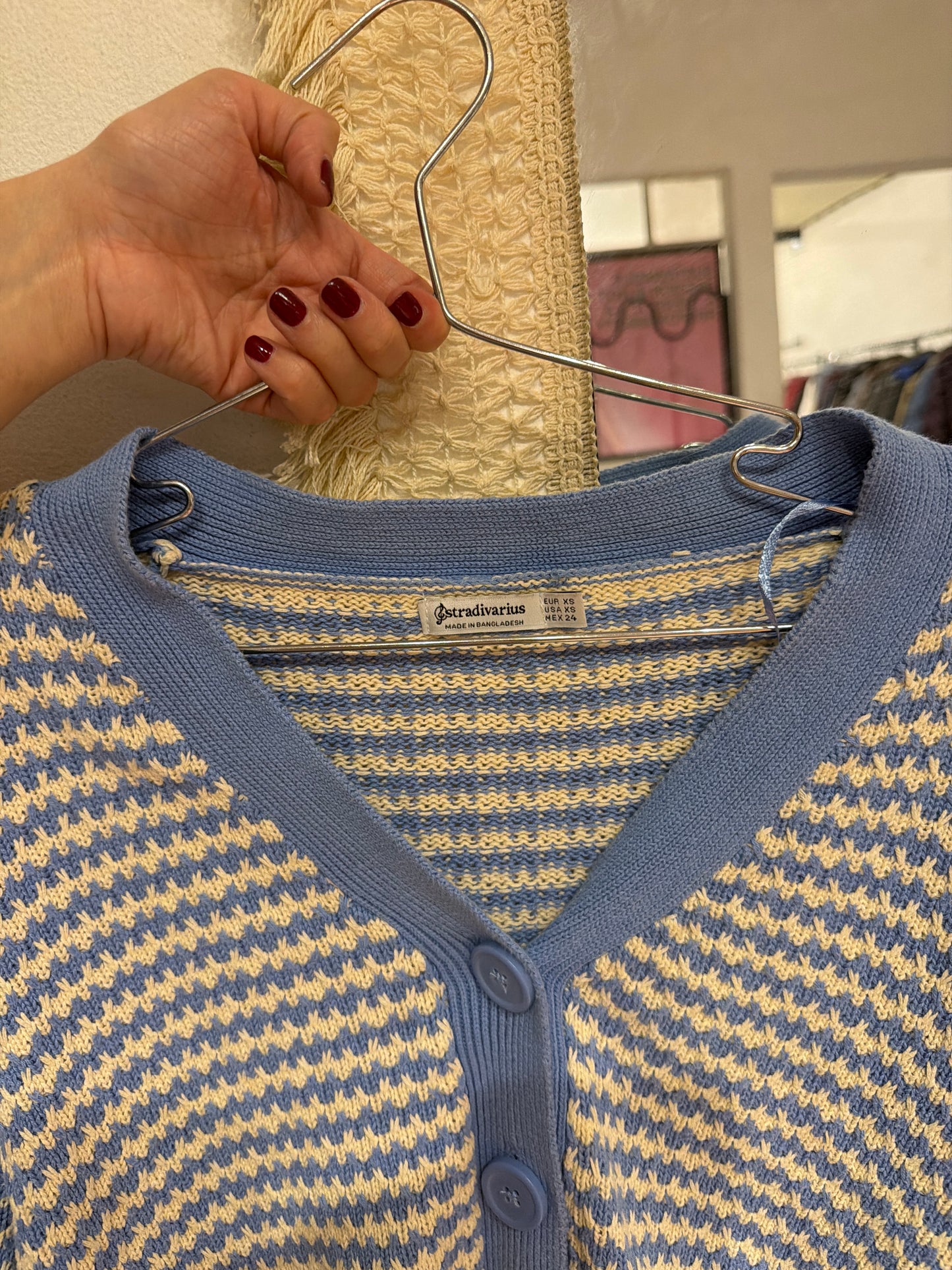 Saco tejido Stradivarius