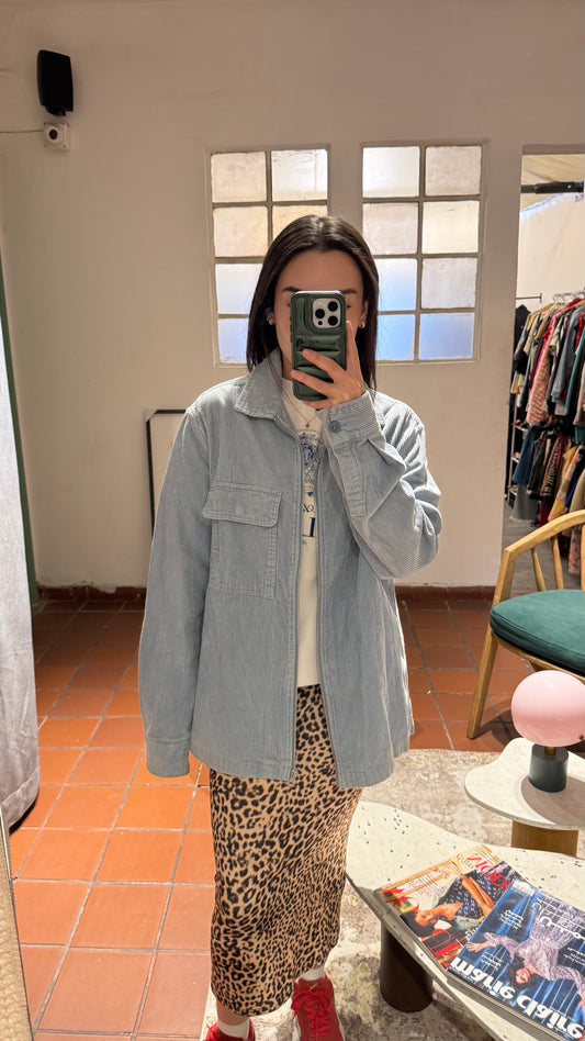Chaqueta de paño azul