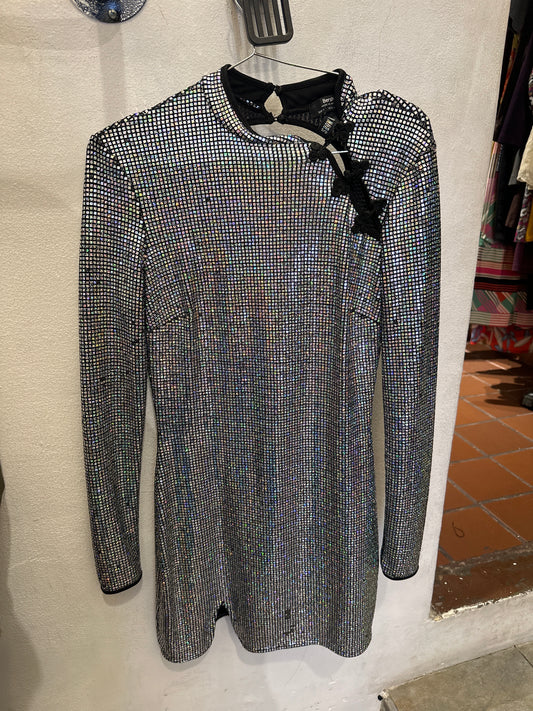 Vestido brillantes disco