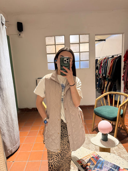 Chaleco beige