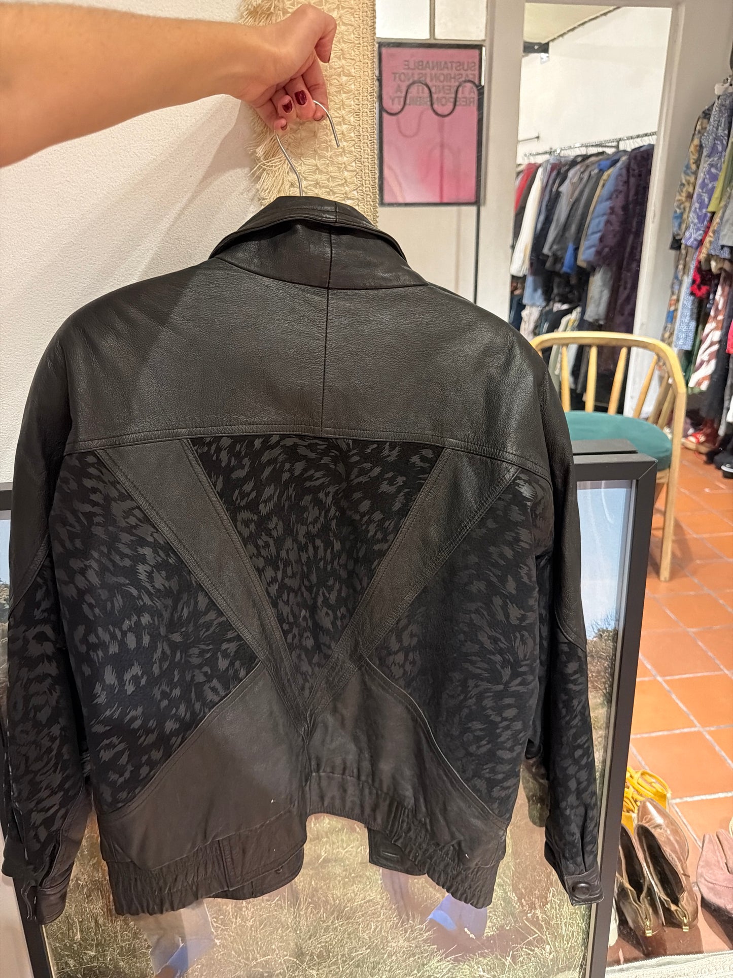Chaqueta cuero Suzies