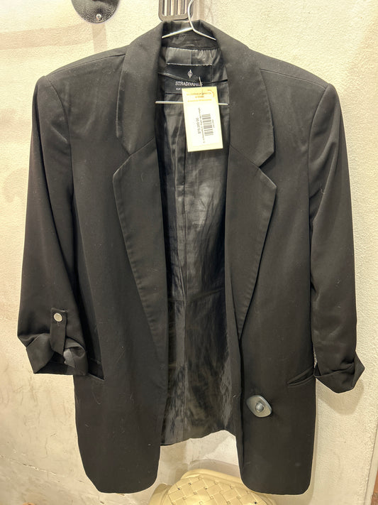 Blazer negro mangas