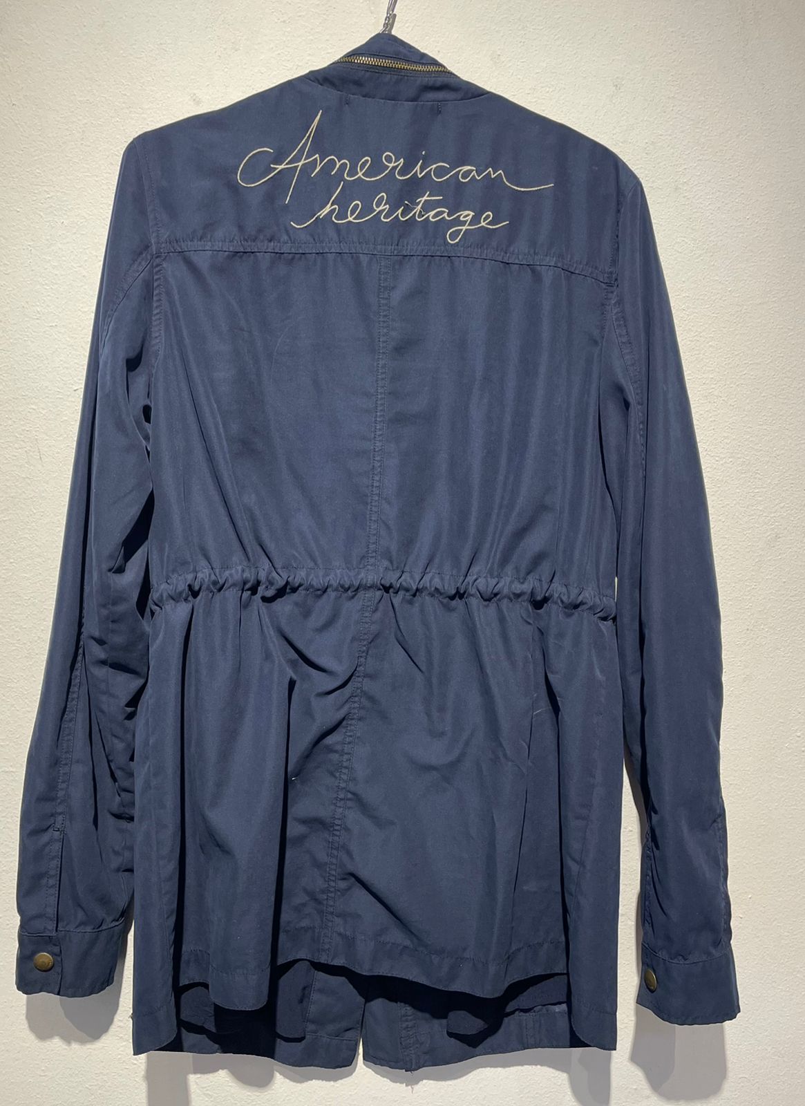 chaqueta azul